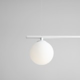 ALDEX 1006E | Beryl Aldex visilice svjetiljka 3x E14 bijelo, opal