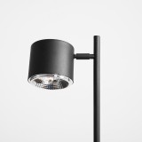 ALDEX 1047B | Bot Aldex stolna svjetiljka 47cm sa prekidačem na kablu elementi koji se mogu okretati 1x GU10 crno