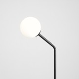 ALDEX 1064B1 | Pure-AL Aldex stolna svjetiljka 62cm sa prekidačem na kablu 1x E14 crno, opal