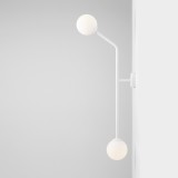 ALDEX 1064D_2 | Pure-AL Aldex zidna svjetiljka 2x E14 bijelo, opal