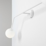 ALDEX 1064D | Pure-AL Aldex zidna svjetiljka 2x E14 bijelo, opal