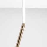 ALDEX 1067PL_G_M | Stick-AL Aldex stropne svjetiljke svjetiljka šipka elementi koji se mogu okretati 1x G9 bijelo, zlatno