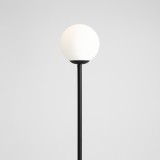 ALDEX 1080A1 | Pinne Aldex podna svjetiljka 162cm s prekidačem 1x E27 crno, opal