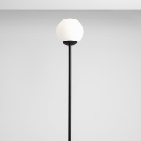 ALDEX 1080A1 | Pinne Aldex podna svjetiljka 162cm s prekidačem 1x E27 crno, opal