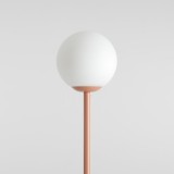 ALDEX 1080A11 | Pinne Aldex podna svjetiljka 162cm s prekidačem 1x E27 coral, opal