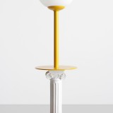 ALDEX 1080B14 | Pinne Aldex stolna svjetiljka 35cm sa prekidačem na kablu 1x E14 žuto, opal