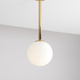ALDEX 1080PL_G30_S | Pinne Aldex stropne svjetiljke svjetiljka 1x E14 zlatno, opal