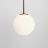 ALDEX 1087G30 | Bosso Aldex visilice svjetiljka kuglasta 1x E27 zlatno, opal