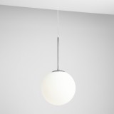 ALDEX 1087G4 | Bosso Aldex visilice svjetiljka kuglasta 1x E27 krom, opal
