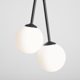 ALDEX 1087L1 | Bosso Aldex visilice svjetiljka 4x E14 crno, opal