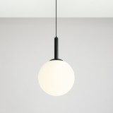 ALDEX 1087XL1 | Bosso Aldex visilice svjetiljka kuglasta 1x E27 crno, opal