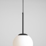 ALDEX 1087XS1 | Bosso Aldex visilice svjetiljka kuglasta 1x E27 crno, opal