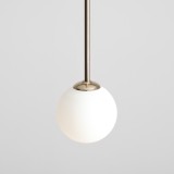 ALDEX 1087XXS30 | Bosso Aldex visilice svjetiljka kuglasta 1x E14 zlatno, opal