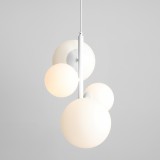 ALDEX 1091L | Bloom-AL Aldex visilice svjetiljka 2x E27 + 2x E14 bijelo, opal