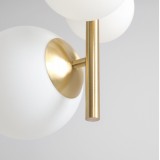 ALDEX 1091L40 | Bloom-AL Aldex visilice svjetiljka 2x E27 + 2x E14 mesing, opal