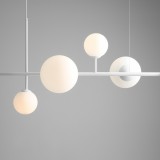 ALDEX 1092K | Dione-AL Aldex visilice svjetiljka 2x E27 + 4x E14 bijelo, opal