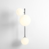 ALDEX 1092Y4 | Dione-AL Aldex zidna svjetiljka 1x E27 + 2x E14 krom, opal