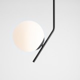 ALDEX 1095PL_G1 | Gallia-AL Aldex stropne svjetiljke svjetiljka 1x E27 crno, opal