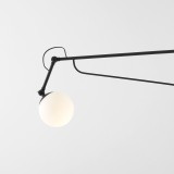 ALDEX 1105C1_D | Soho-AL Aldex zidna svjetiljka sa prekidačem na kablu elementi koji se mogu okretati 1x E14 crno, opal