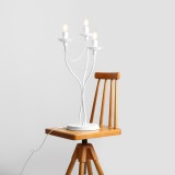 ALDEX 397B_D | Roza Aldex stolna svjetiljka 63cm sa prekidačem na kablu 3x E14 bijelo