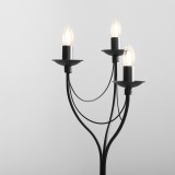 ALDEX 397B1_D | Roza Aldex stolna svjetiljka 63cm sa prekidačem na kablu 3x E14 crno
