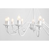 ALDEX 397R | Roza Aldex luster svjetiljka 12x E14 bijelo