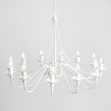 ALDEX 397R | Roza Aldex luster svjetiljka 12x E14 bijelo