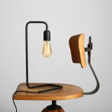 ALDEX 857B1 | EkoA Aldex stolna svjetiljka 42cm sa prekidačem na kablu 1x E27 crno
