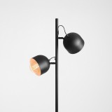 ALDEX 976A1 | Beryl Aldex podna svjetiljka 161cm s prekidačem elementi koji se mogu okretati 2x E27 crno, bijelo