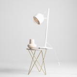 ALDEX 976B | Beryl Aldex stolna svjetiljka 62cm sa prekidačem na kablu elementi koji se mogu okretati 1x E27 bijelo