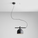 ALDEX 976G1 | Beryl Aldex visilice svjetiljka 1x E27 crno, bijelo
