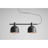 ALDEX 976H1 | Beryl Aldex visilice svjetiljka 2x E27 crno, bijelo