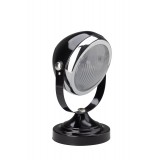BRILLIANT 04347/06 | RiderB Brilliant stolna svjetiljka 28cm sa prekidačem na kablu 1x E14 crno, krom