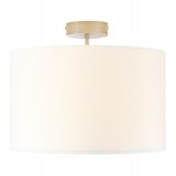 BRILLIANT 13291/05 | Clarie Brilliant stropne svjetiljke svjetiljka 1x E27 satenski nikal, bijelo