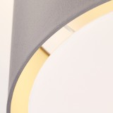 BRILLIANT 13291/22 | Clarie Brilliant stropne svjetiljke svjetiljka 1x E27 satenski nikal, sivo