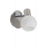BRILLIANT 15610/13 | Tiara Brilliant spot svjetiljka elementi koji se mogu okretati 1x E14 satenski nikal, krom, bijelo