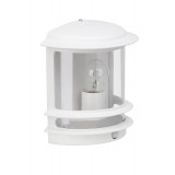 BRILLIANT 47897/05 | Hollywood Brilliant zidna svjetiljka sa senzorom 1x E27 IP44 bijelo