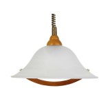 BRILLIANT 73678/72 | Torbole Brilliant visilice svjetiljka 1x E27 drvo, mesing