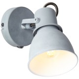 BRILLIANT 76311/70 | Bogart Brilliant zidna svjetiljka s prekidačem elementi koji se mogu okretati 1x E14 beton