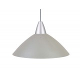 BRILLIANT 78270/11 | Logo Brilliant visilice svjetiljka 1x E27 boja titana, srebrno
