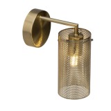BRILLIANT 90060/18 | Gracian Brilliant zidna svjetiljka 1x G9 brušeno zlato