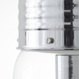 BRILLIANT 93429/15 | Bulb Brilliant visilice svjetiljka 1x E27 krom, prozirna