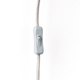 BRILLIANT 93707/43 | Pipe Brilliant zidna svjetiljka sa prekidačem na kablu 1x E27 antički cink