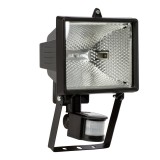 BRILLIANT 96164/06 | Tanko Brilliant reflektori svjetiljka sa senzorom 1x R7s IP44 crno
