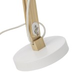 BRILLIANT 98979/05 | Moda-BRI Brilliant stolna svjetiljka 41,5cm sa prekidačem na kablu elementi koji se mogu okretati 1x E27 bijelo