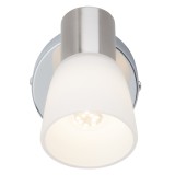 BRILLIANT G46110/77 | Janna Brilliant spot svjetiljka elementi koji se mogu okretati 1x E14 260lm 3000K satenski nikal, krom, bijelo