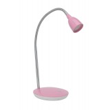 BRILLIANT G92935/17 | Anthony Brilliant stolna svjetiljka 40cm s prekidačem elementi koji se mogu okretati 1x LED 200lm 3000K satenski nikal, ružičasto
