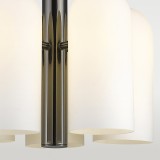COSMOLIGHT P05759BK | Seoul-COS Cosmolight luster svjetiljka s podešavanjem visine 5x E27 crno, acidni