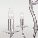 COSMOLIGHT P05762CH | Riga-COS Cosmolight luster svjetiljka 5x E14 krom, kristal