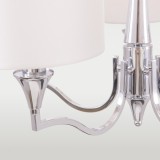 COSMOLIGHT P05915NI-WH | Washington-COS Cosmolight luster svjetiljka 5x E14 nikel, bijelo